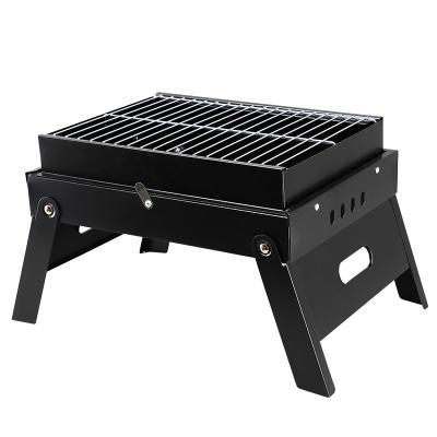 China Easily Assembled Portable Folding BBQ Grill Charcoal Grill Indoor And Outdoor Grill for sale