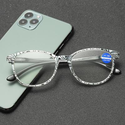 China Newest Fashion Ladies Fashion Luxury Anti Blue Light Plastic Unisex Reading Glasses for sale