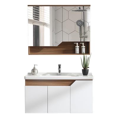 China China Factory Direct Sale Modern Custom Wooden Bathroom Cabinet Bathroom Furniture Set for sale