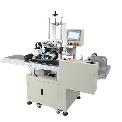 China Wood Packaging Material Automatic Flat Surface Paging Labeling Machine for Chemical Bags for sale