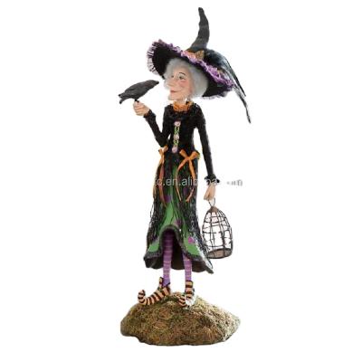 China Other Enchanting Halloween Figure Sculpture Resin Crafts For Halloween Decoration for sale