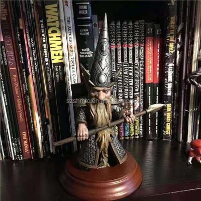 China PVC Drop Shipping Shielded Gnome Statue Sculptures Resin Garden Guard for sale