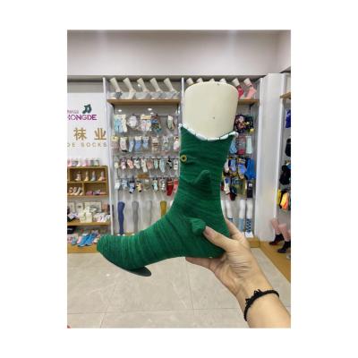 China QUICK DRY Christmas Sock Shark Fish Chameleon Crocodile Knit Socks Cute Novelty Unisex Floor Sock for sale