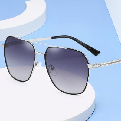 China High Quality New Pairs Classic Beam Men's Sunglasses Polarized Mirror Leg Fine Cut Out Sunglasses Fit Pilot Sunglasses 2022 for sale