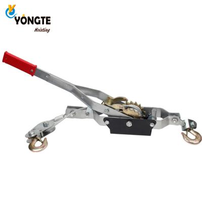 China Tensioning 4Ton Cable Tightening Puller Wire Rope Hand Power Puller Ratchet Puller for sale