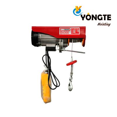 China Construction worksÂ   PA300 Electric Hoist Wire Rope 300KG 12M 20M Electric Hoist for sale