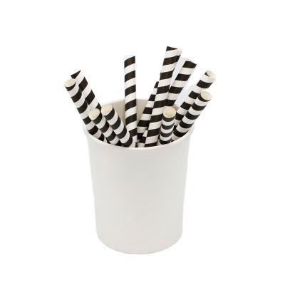 China Transitional Biodegradable Cylindrical Straw Milkshake Paper Disposable Straws Drinking Paper for sale