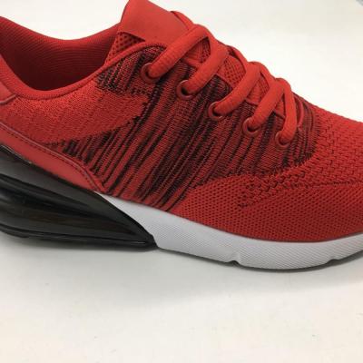 China EVA lace up red lady knit breathable phylon and tpu trainers barefoot running shoes for sale