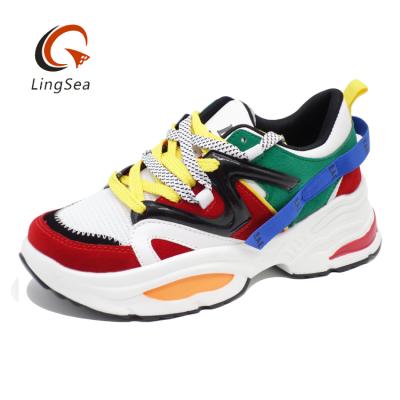 China 2020 Popular Breathable Flat Sneakers Sport Shoes Women Sneaker for sale