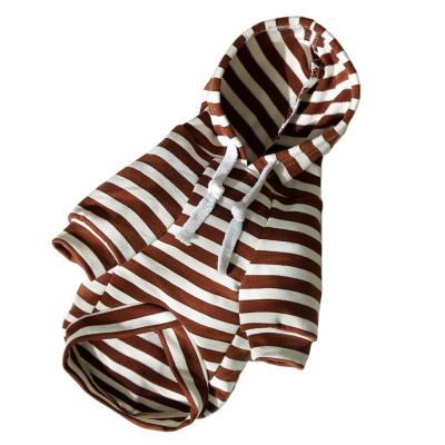 China Cooler Cute Pet Clothes 2022 Hot Sale Wholesale Pet Clothes Tank Top Striped Dress Up Pet Clothes for sale