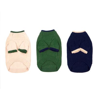 China Sustainable Hot Selling Soft Dog Sweater Pet Clothes For Medium Large Puppy Cat for sale