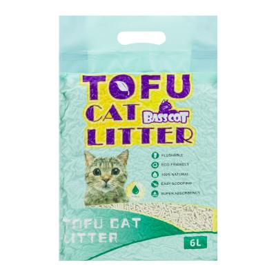 China Tofu 6L Cat Litter Cat Sand Dust Free Stocked 100% Natural Eco-Friendly for sale