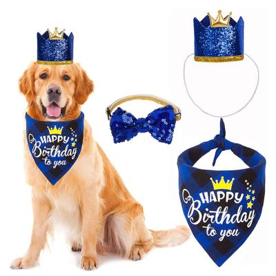 China Fashion Dog Birthday Banner Balloons Decorations Blue Pink Dog Birthday Party Props Supplies for sale