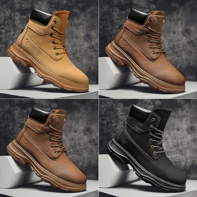 China Best Selling Thick Unique Lace-up Durable Hiking Men Martin Boots Simple Fashion Boots Deodorization Products for sale