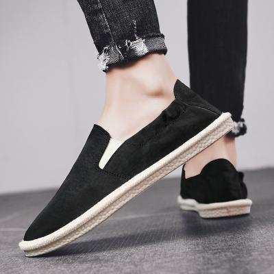 China Wholesale Fashion Trend New Comfortable Umbrella Fabric Shoes Men Casual Walking Loafers for sale