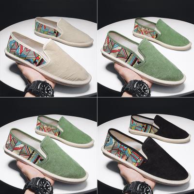 China Fashion Trend Top Quality Breathable Outdoor Lightweight Shoes Loafers Sneakers Men Shoes Canvas for sale