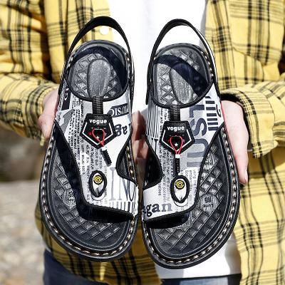 China Best Selling Anti-slippery Beach Sandals Men's Outdoor Stylish Indoor Slippers Men's Rubber Sandals for sale