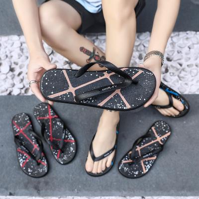 China New Promotion Fashion Trend Anti-skid Beach Flip Flops Men Casual Slipper Slips Shoes for sale