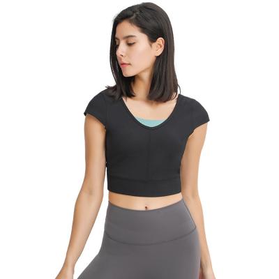 China 2022 New Style Breathable Breathable New Style Comfortable Sexy Yoga Tops For Women for sale