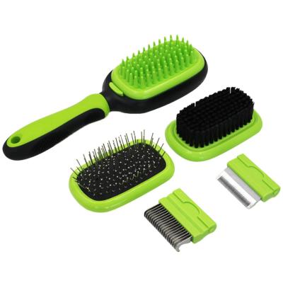 China High Quality Cat Self Cleaning 5 in 1 Pet Cleaning and Grooming Dogs Paint Brush Set for sale