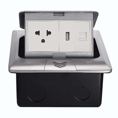 China US multifunctional multimedia socketThailand Customized residential/general purpose electrical outlet with USB ground socket for sale