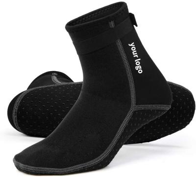 China Best Selling Lightweight 3MM Sports Neoprene Water Aqua Shoes Waterproof Swimming Surfing Diving Socks Non Slip Beach Swimming Socks for sale