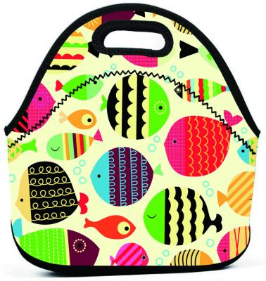 China Tote Bag Lightweight Insulated And Casual Soft Neoprene Lunch Toddler Lunch Bag Reusable Food Bag for sale