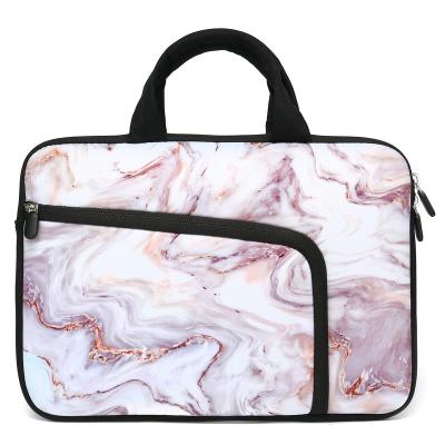 China Laptop Protector Customized Sublimation Logo With Zipper Waterproof Neoprene Laptop Sleeve Bag 13.3 14.1 15.6inch for sale