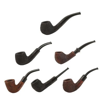 China Durable kayu rokok pipa tobacco pipe wooden handmade custom crafts and accessories small goods like wooden smoke pipes for sale