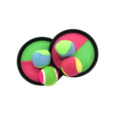 China Wholesale suction sticky ball racket manufacturers sticky rice hook throwing children's parent-child toys sticky rice ball A09 for sale