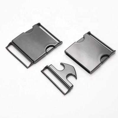 China Eco-friendly zinc alloy 38mm metal side release buckle for backpack metal automatic buckle for sale