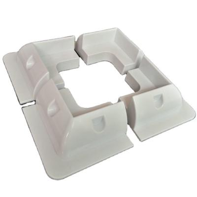 China ABS Plastic Solar Home Caravan Four-Piece Solar Panel Mounting Brackets For RV for sale