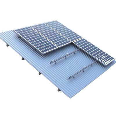 China Factory Price Home Solar Adjustable Flat Roof Tile Metal Rack System for sale