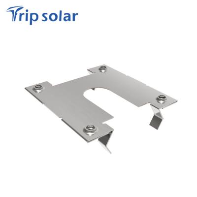 China SUS304 Solar System PV Grounding Clip For Solar Panel Mounting for sale