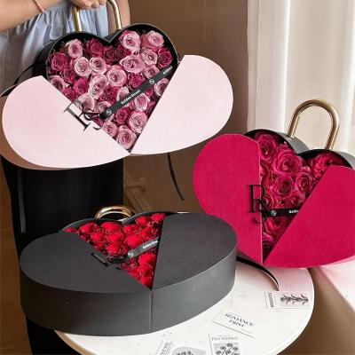 China Recycled Materials Factory Sells  Valentine'S Day New Explosive - Lock Heart Gift Box, Flower Shop Explosion The New Heart Lock Shape for sale