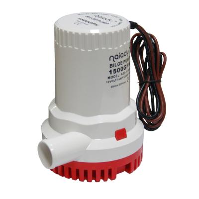 China NAIADY 2000GPH 12V/24V MARINE DC Mini Submersible Water Pump for sale