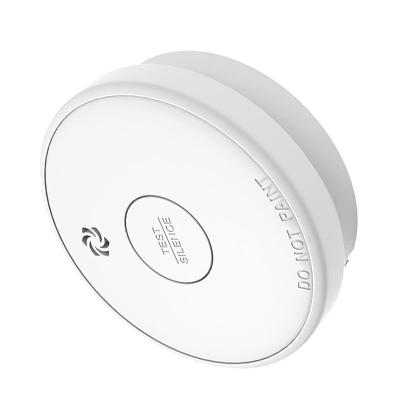 China Silence for 8 minutes independent smoke detector with replaceable 9V battery for sale