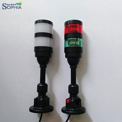 China High Visible Waterproof Signal IP67 Red Green Led CNC Machine Turn Light Buzzer Light for sale