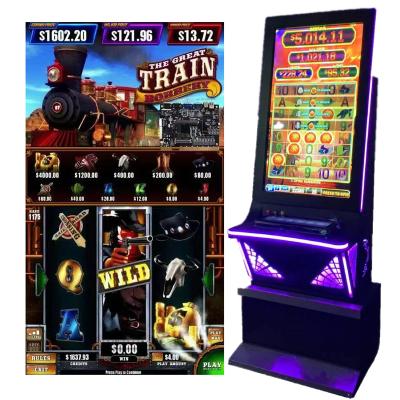 China Stable Hardware and Software Fusion 4 Touch Screen Win Real Money Bill Acceptor Slot Machines 5 in 1 Video Games Game Coin Operated Machine for sale