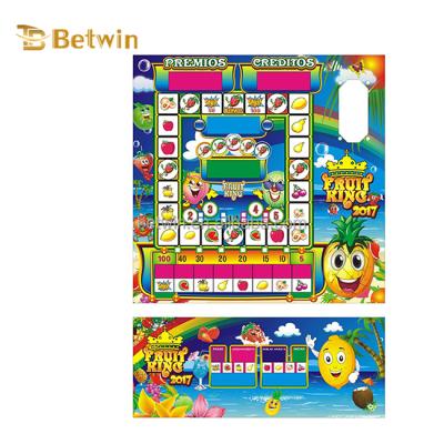 China Metal+acrylic+plastic Factory China 2021 Newly Hot Sale Slot Game Machine Fruit King Slot Machine Coin Operated Game Board for sale