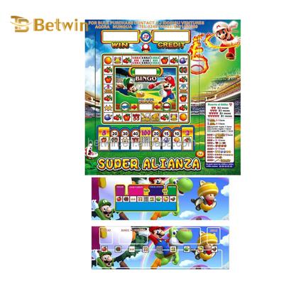 China Metal+acrylic+plastic Slot Game Kits Mario Machine Game Slot Machine South America Mario Gambling for sale