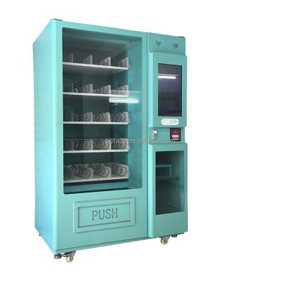 China Hotel Metro Station Outdoor Automatic Smart Mall Beverage Snack Vending Machine Customized School Office Steel Vending Machines for sale