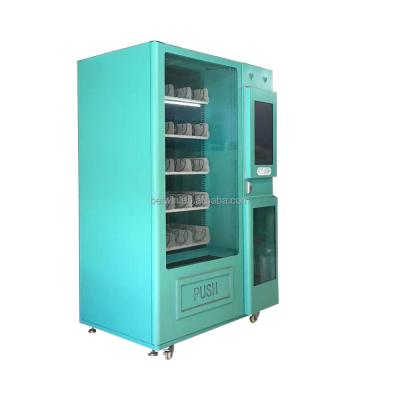 China Hotel Subway Station Mall Factory Vending Machine Custom Automatic Cosmetic Vending Machine For Beautiful Fake Lashes for sale