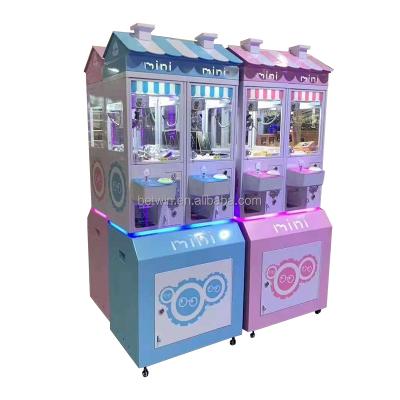 China Metal+acrylic+plastic Factory Coin Operated Claw Machine Game Pink Candy Claw Machine Toy For Kids for sale