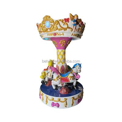 China Entertainment 3 Players Little Kids Carousel Ride Horses Carousel For Sale for sale