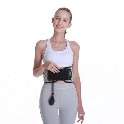 China Medical Electric Wireless Back Brace Lumbar Brace Decompression Waist Support Back Pain Air Traction Belt Wireless Heating Belt for sale