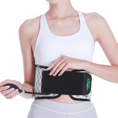 China Electronic Support Medical Physiotherapy Air Traction Belt Support Band Waist Brace Lumbar Support Wireless Heating Inflatable Belt for sale