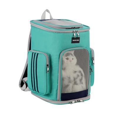 China High Performance Outdoor Viable Breathable Pet Backpack Comfortable Large Space Pet Backpack for sale