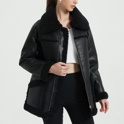 China 2021 New Design Breathable Casual Jacket For Women Winter Fashion Coat Long With Fur Collar for sale