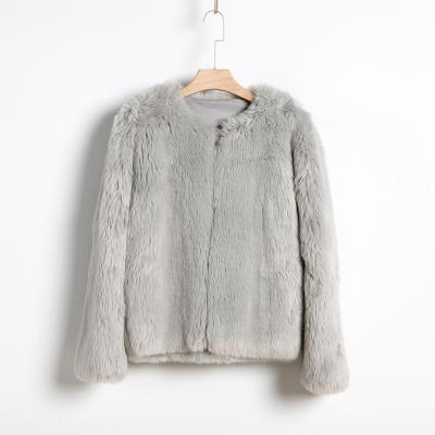 China 2021 Fox New Arrivals Winter Faux Fur Short Women Breathable Faux Fur Coats for sale